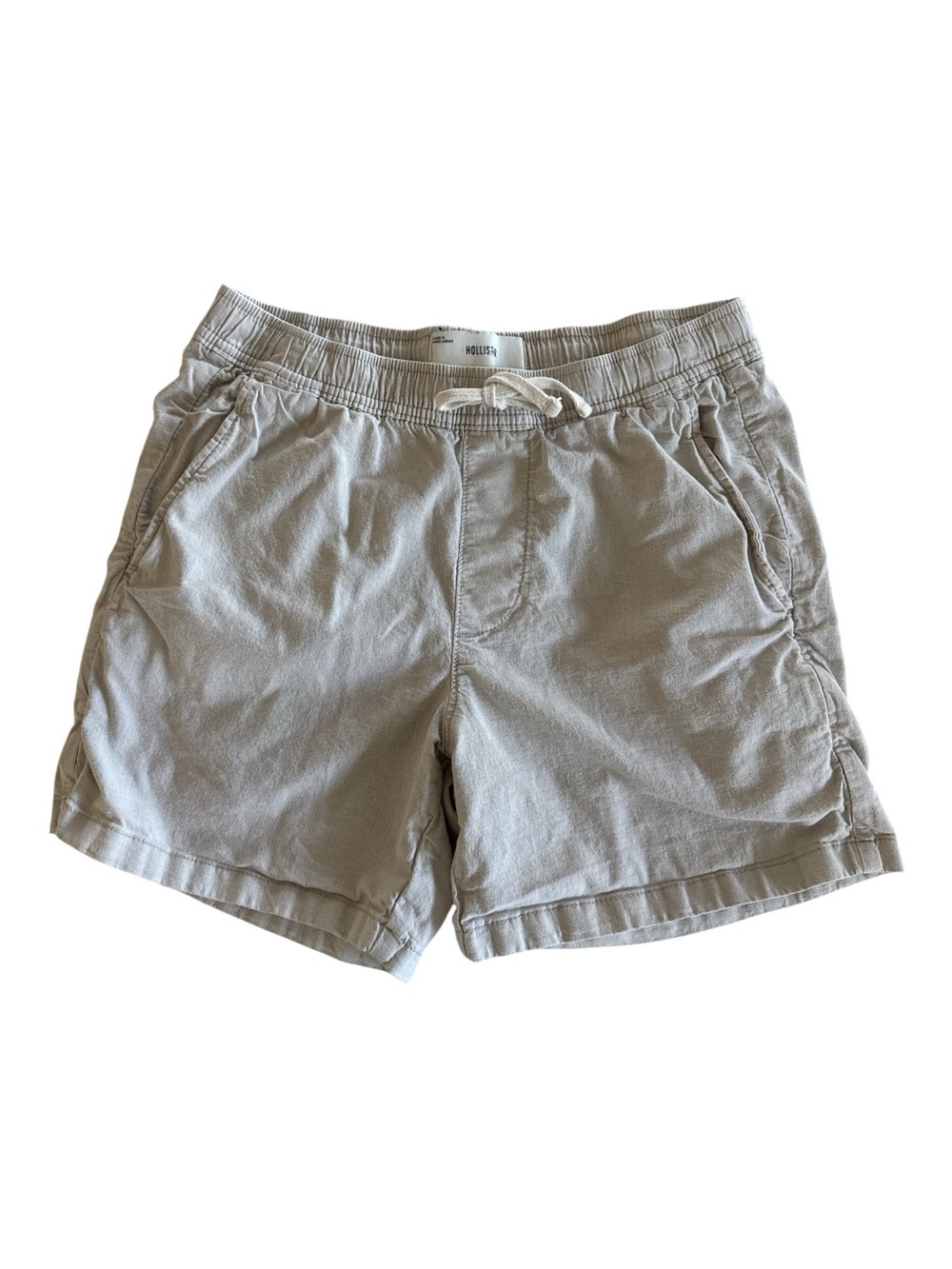 Hollister Men's Light Beige Woven Shorts Size M